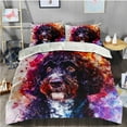 thumbnail image 2 of 3 Pieces Duvet Cover Set Spanish Water Dog 3D Print Bedding 1 Duvet Cover 2 Pillowcases Natural Animals Comforter Sets Soft Breathable for Boys Girls Children 0Qy6VK, 2 of 5