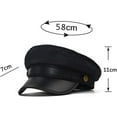 thumbnail image 2 of CoCopeaunts Unisex Newsboy Hats for Men Casual Flat Top Short Brim Beret Hat Women Spring Autumn Cotton Female Painter Hat, 2 of 7