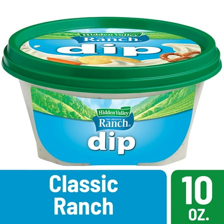 (2 Pack) Hidden Valley Ready-to-Eat Dip, Classic Ranch - 10 (Best Store Bought Chip Dip)