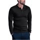 thumbnail image 4 of pstuiky manga larga para hombre, Blusa/camiseta informal de manga larga con cuello vuelto y botones para hombre, color liso tops de invierno para hombre m, 4 of 9