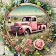 thumbnail image 2 of HELLOYOUNG Vintage Romance Metal Wall Sign 8x8 Inch, Farmhouse Chic Pickup Truck Decor, Rustic Indoor Outdoor Hanging Plaque with English Text, 2 of 12