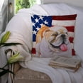 thumbnail image 3 of USA Design with Dog Fabric Decorative Pillow, 3 of 4