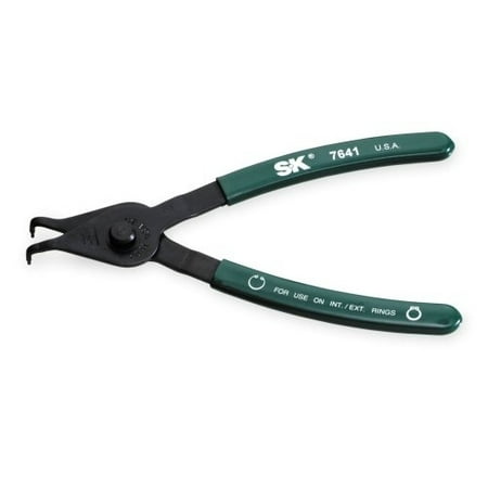 SK Hand Tool 90° Tip Convertible Retaining Ring Pliers 0.070" 7641