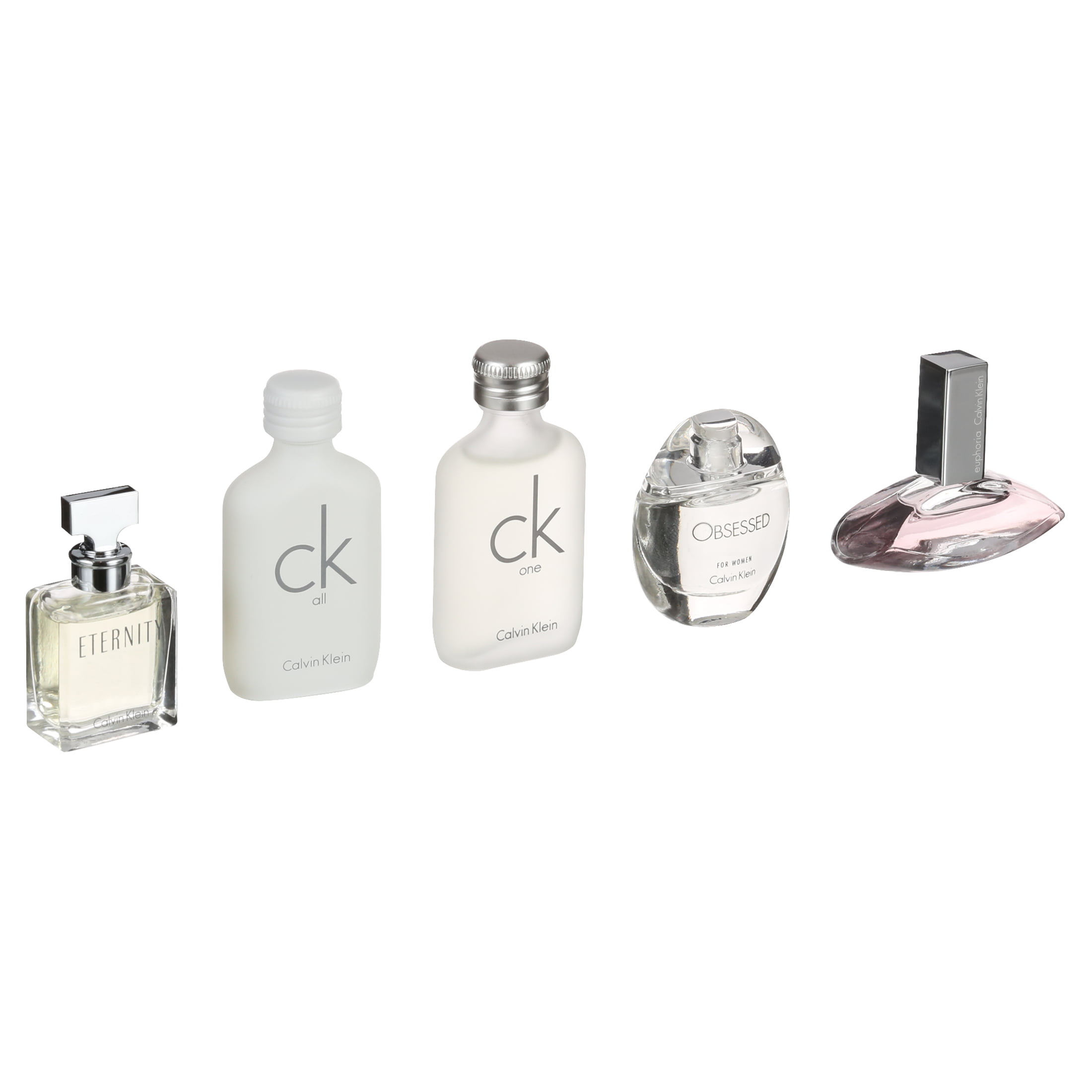 Calvin Klein Deluxe Fragrance Travel Collection Perfume Gift Set for Women  - 5 Pc Mini 