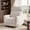 Beige, variant on IdealHouse Power Recliner Chair with USB, Swivel Rocker Glider for Adults, Chenille Upholstered, High Back, Single Sofa Seat, 350lb Capacity, Beige