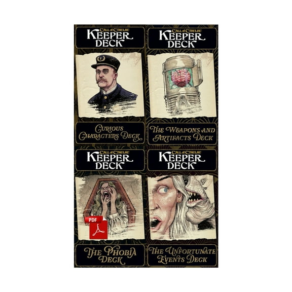 Chaosium Keeper Decks (Second Edition) New