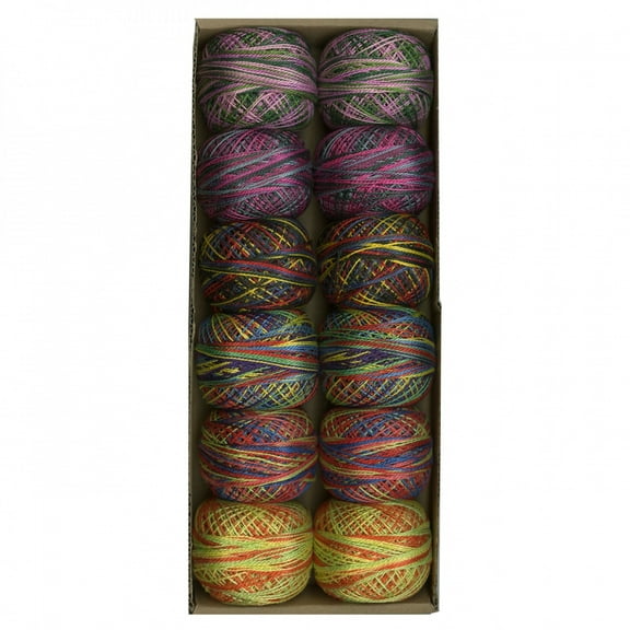 Valdani Pearl Cotton Ball Size 12 109yd Two Vibrants