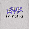 thumbnail image 4 of Inktastic Colorado Columbine Flowers Boys or Girls Long Sleeve Toddler T-Shirt, 4 of 5
