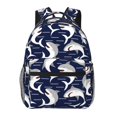 thumbnail image 1 of Easygdp Angry Shark Mochila Ergonómica Versátil para Laptop - Múltiples Bolsillos, Correas Ajustables, Unisex para Escuela, Viajes y Actividades al Aire Libre-One Size, 1 of 5