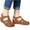 Brown, variant on Danhjin Closed Toe Sandals for Women Casual Summer Hollow Out Vintage Wedge Sandal Gladiator Outdoor Shoes