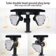 thumbnail image 5 of Inteprter Light Solar Outdoor Lawn Walkway Landscape Lámpara de doble cabeza Patio Paisajismo Iluminación Resistente a la intemperie Iluminación y accesorios Blanco 6000K, 5 of 6
