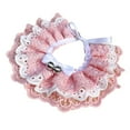 thumbnail image 2 of Reheyre Three-layer Lace Bowknot Bell Collar Bib Necklace - Pet Dog Cats Puppy Neck Strap, 2 of 8