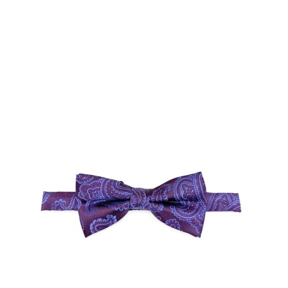 Grape Royal Fashionable Paisley Bow Tie