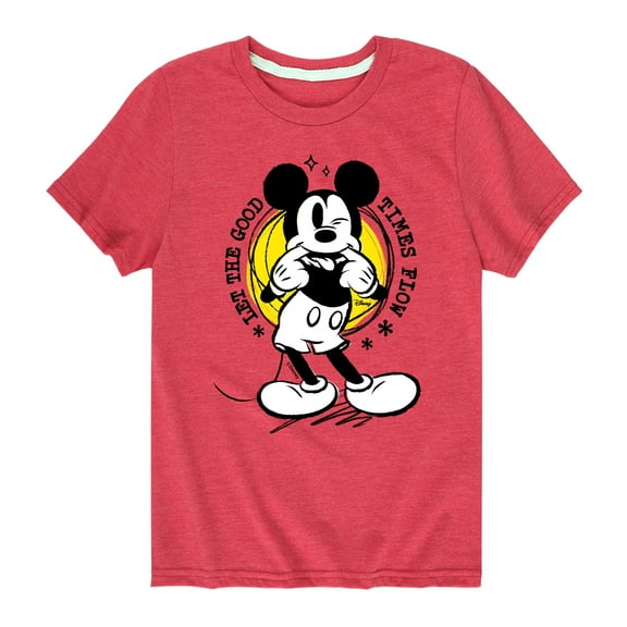 Disney - Let The Good Times Flow - Toddler & Youth Short Sleeve Graphic T-Shirt