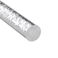 thumbnail image 3 of Unique Bargains 25mm x 250mm Clear Round Bubble Solid Acrylic Round Rod PMMA Extruded Bar, 3 of 3