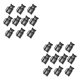 thumbnail image 3 of Greeniant 10 Pieces Shoelaces Buckles Ends Clips Outdoor Plastic Toggle Para-cord Rope Clasps Garments Buckle Parts Spring DIY Stoppers 2piezas, 3 of 6