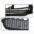 thumbnail image 2 of Grille Compatible With 2014 2015 Chevrolet Chevy Malibu For 2016 Chevy Malibu Limited 3pcs Front Upper & Center & Lower Chrome Bumper Grill, 2 of 5
