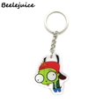 thumbnail image 3 of Invader Zim Anime Acrylic Pendant Keychains Holder Cool Cartoon Figures Keyrings Cosplay Jewelry Gifts Id Badge Holder, 3 of 5