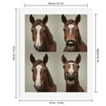 thumbnail image 2 of Paint by Numbers Kit for Adults, Horse Expressions Collage Fun Paint by Numbers, Easy Paint by Numbers Kit for Adults Beginner, DIY Adult Paint by Number Kits on Canvas, 12x16in Home Decor, 2 of 7