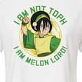 thumbnail image 3 of Avatar - The Last Airbender - Toph Melon Lord - Juniors Cropped Cotton Blend T-Shirt, 3 of 5