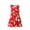 Red, variant on REDARER Toddler Girls' Floral Print Sundress, Crew Neck Sleeveless Ruched Waist Dress, Summer Casual Beach & Party Dress for Kids,10-12 Years