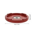 thumbnail image 5 of Hydraulic Jacks Hydraulic Jack Foot Pad Hydraulic Jack Supply Floor Jack Pad Red, 5 of 6