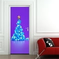 thumbnail image 5 of Christmas Front Door Decorations Sticker, Front Door Covers Decorative Christmas Ball wall stickers for Festive Party Home Decor,SP-F132,S(38.5x200cmx2Pcs), 5 of 15