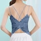 thumbnail image 5 of Camisola de manga corta para mujer con almohadilla para el pecho, sin aros de acero, ropa interior para yoga, pijamas deportivos, pijamas para mujer, 5 of 6