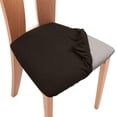 thumbnail image 1 of Fundas Para Sillas Pack de 6 Piezas – Protectores Impermeables y Elásticos para Asientos, Ajuste Universal para Sillas de Comedor. MOD CHOCOLATE, 1 of 1