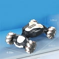 thumbnail image 3 of Remote Control Car, 2.4Ghz Gesture Sensing RC Stunt Car, 4WD Off-Road Vehicle, 360° Flips & Drifts, USB Rechargeable, LED Lights & Music, High Speed Racing Toy for Boys Girls Ages 4-12, 3 of 6