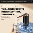thumbnail image 2 of 5 Gallon Water Dispenser for Bottle, Electric Pump - USB-C Rechargeable, 1200mAh Battery, Portable Home, Office, Camping （Black）, 2 of 4