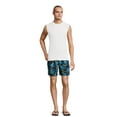 thumbnail image 6 of No Boundaries Men's & Big Men's Elastic Waist Swim Trunks, 7" Inseam, Sizes S-5XL, 6 of 6