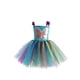 thumbnail image 3 of Txlixc Conjunto de Vestido de Cosplay para niña pequeña, Vestido de Patchwork de Tul Sin Mangas de Hada de Mariposa + Alas Transparentes + Varita Mágica Txlixc Moda, 3 of 9