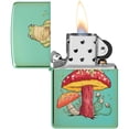 thumbnail image 4 of Zippo 48973 Mystical Frog Design High Polish Green Pocket Lighter, 4 of 7