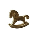 thumbnail image 4 of Kuntesetty Wooden Rocking Horse Sculpture Centerpiece Holiday Season Collection Birthday Gift Unique Creative Decoration Christmas Decor Brown, 4 of 7