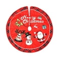 thumbnail image 2 of Nkmbld Christmas Tree Skirt, Christmas Decorations Holiday Seasonal Tree Mat for Xmas Holiday Party Ornaments Decorations Supplies, 2 of 8