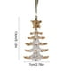 thumbnail image 3 of Adorno Colgante Navideño con Lazo de Lentejuelas | Decoración Navideña de Acrílico Transparente para Árbol | Irrompible y Reutilizable para Decoración de Fiestas En Interiores | 1 Unidad, 3 of 6