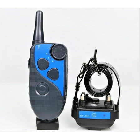 GROOVYPETS 650 Yards Remote Dog Training Shock Collar Obedience Trainer:Rechargeable Waterproof Collar 10 Levels Static Stimulation,Intuitive Control of Tone and