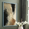 thumbnail image 5 of Baked Paintstrokes V Framed Print in Blue Solid Wood Framed Print No Nail Hanging, 5 of 6