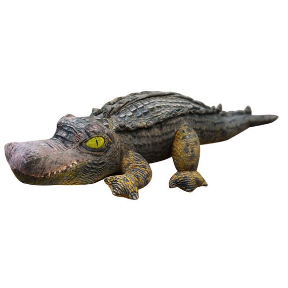 CAROOTU Alligators Peluche Crocodiles Jouet en Peluche Grand Réaliste Coussin Oreiller Enfant Doux