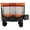 Orange, variant on DreamBuck 480Lbs Collapsible Wagon with Canopy, All-Terrain 7" Wheels, Lightweight Foldable Wagon with Mosquito Net, Large Capacity for Camping, Shopping, Sports, and Garden Use - Black