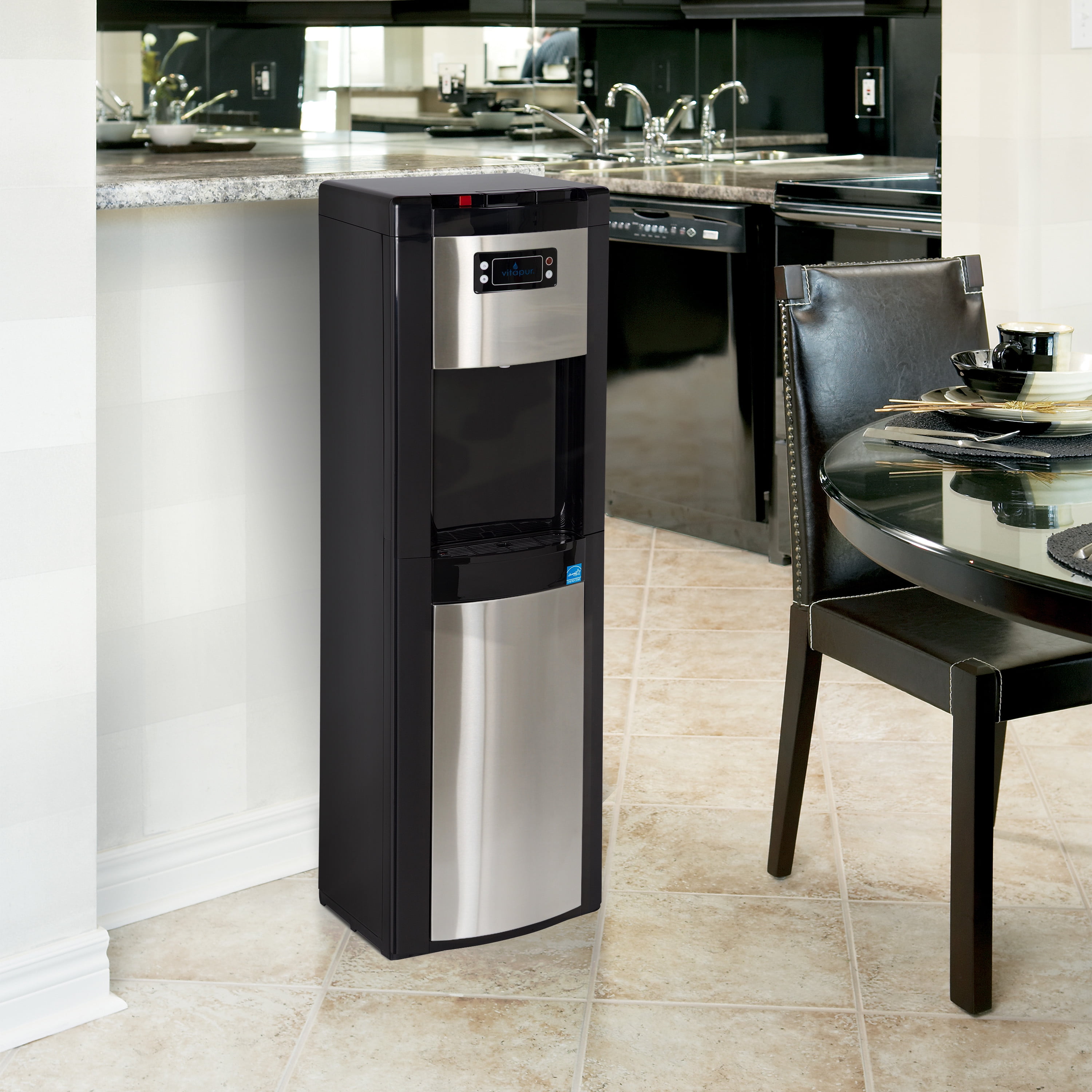 Hot & Cold Water Dispenser, Black, Energy Star