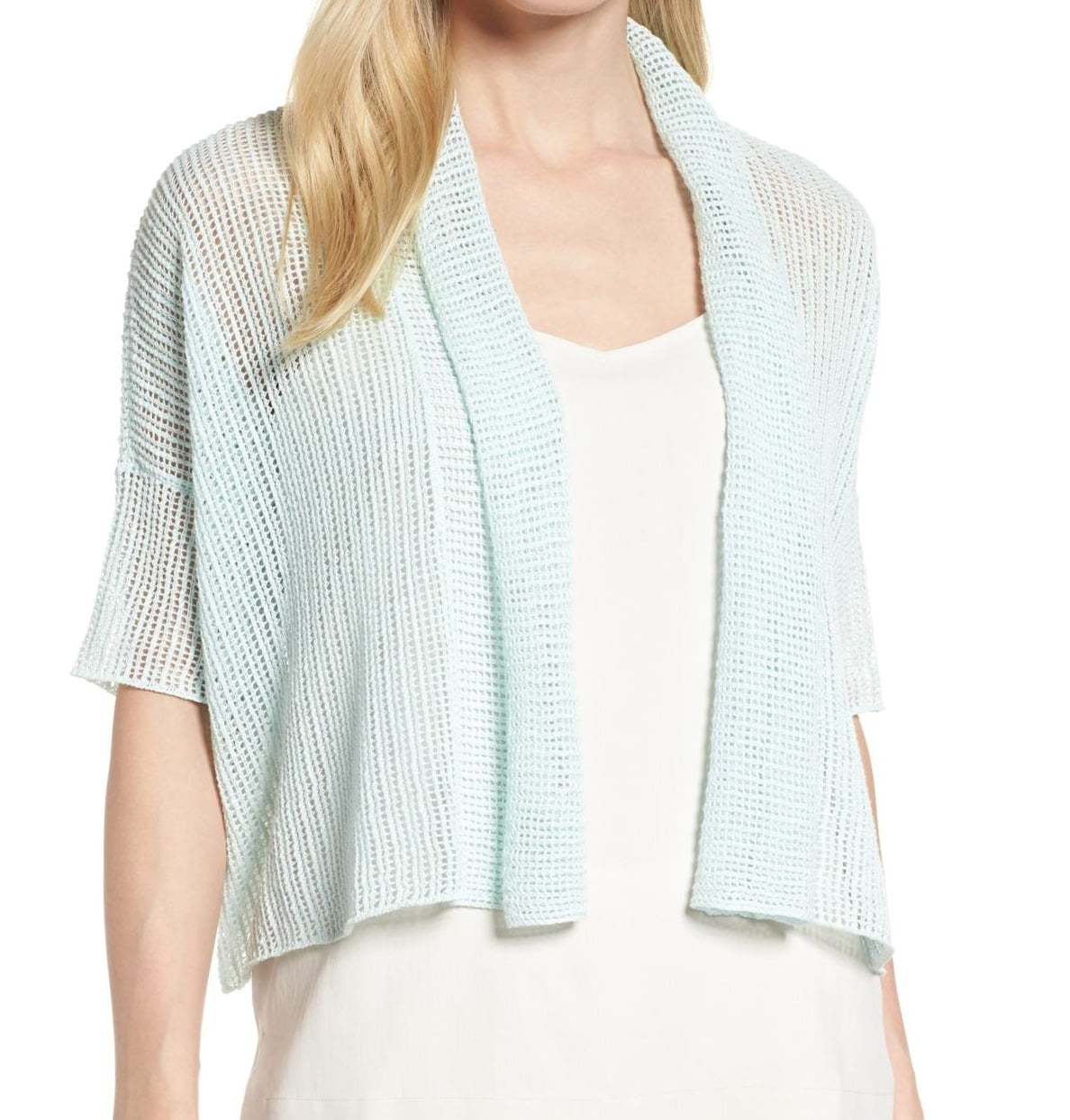 Eileen Fisher Mint Women Short Sleeve Knitted Sweater XS Walmart