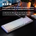 thumbnail image 6 of Tri-Mode Wireless Mechanical Silent Keyboard - Bluetooth/2.4G/Type-C, Smart Knob, Side Gradient Color, 6 of 14