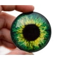 thumbnail image 4 of Bright Green Clockface Steampunk Glass Eyes, 4 of 11