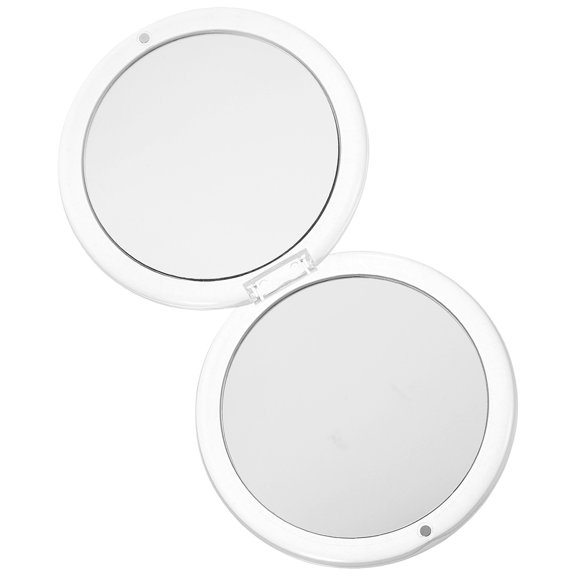 Yueyihe  Makeup Mirror Cosmetic Folding Vanity Compact Mirrors Small White Glass Resin Bride Bridesmaid