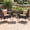 Mix Brown + Beige, variant on Costway 3 PCS Patio Furniture Set with Cushioned Patio Chairs & Tempered Glass Coffee Table Grey
