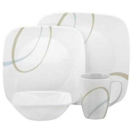 UPC 071160059764 product image for Corelle Square 16-Piece Set, Sand and Sky | upcitemdb.com