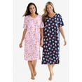 thumbnail image 5 of Dreams & Co. Plus Size Print Sleepshirt, 5 of 6