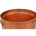 thumbnail image 3 of Benjara Hammered Pattern Galvanized Farmhouse Style Tub- Copper, 3 of 7